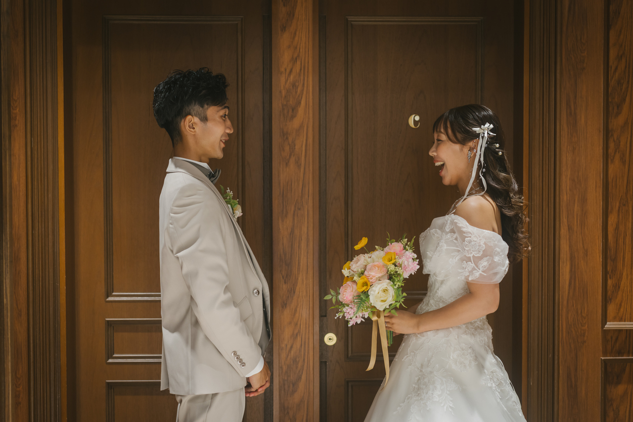 挙式前のひととき🌥