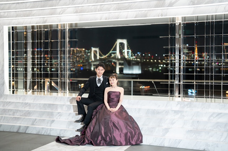【小さな結婚式お台場店】夏の思い出に、お台場チャペルで挙式&フォトウエディング