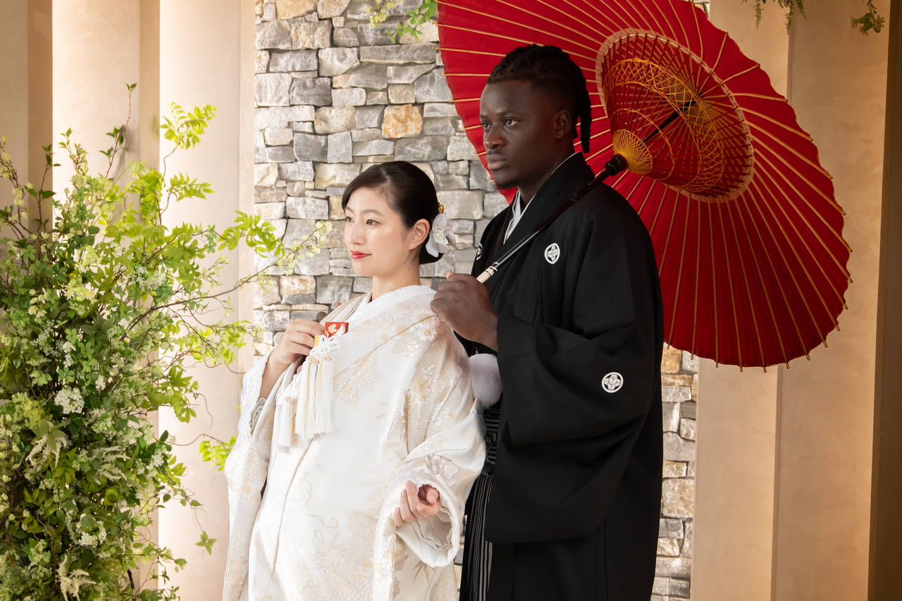 国際結婚で大抜擢!和装フォトウェディング✨