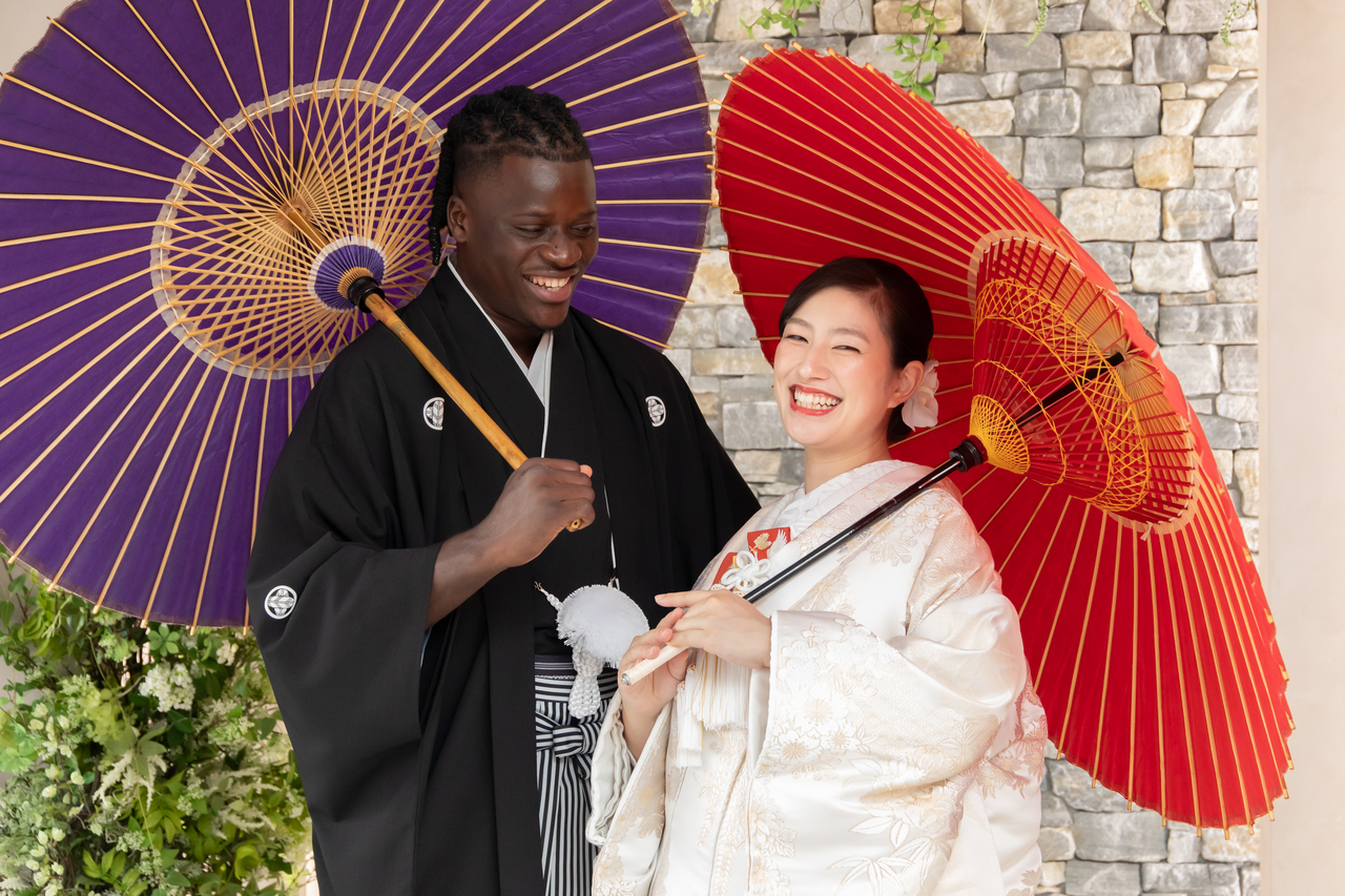 国際結婚で大抜擢!和装フォトウェディング✨