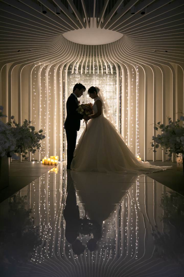 熊本チャペル フォトウエディングレポート No.41 イルミネーションフォトウエディング