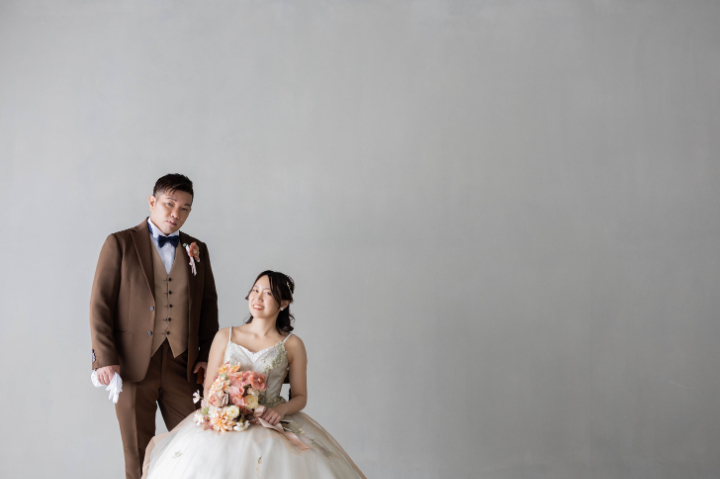 熊本チャペル フォトウエディングレポート No.45 上乃裏のフォトスタジオでパパママフォト