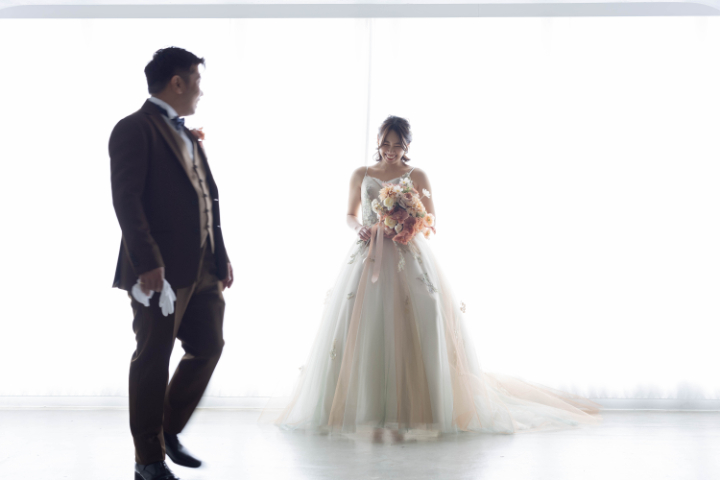 熊本チャペル フォトウエディングレポート No.45 上乃裏のフォトスタジオでパパママフォト