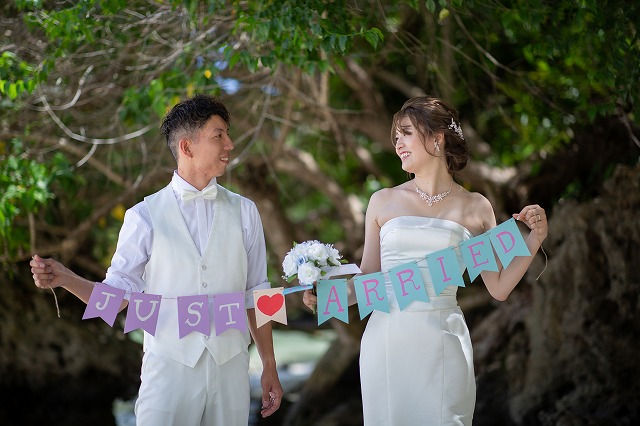 ビーチ撮影の様子