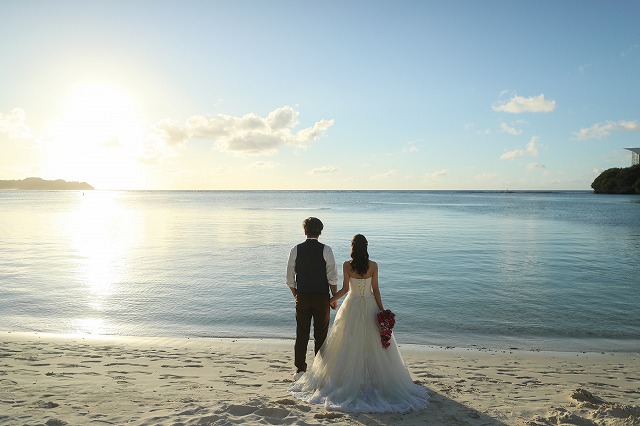 グアム挙式　～Wedding Report　12※サンセット撮影～