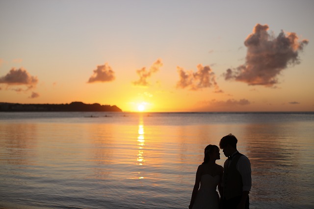 グアム挙式　～Wedding Report　12※サンセット撮影～