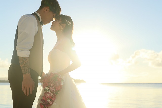 グアム挙式　～Wedding Report　12※サンセット撮影～