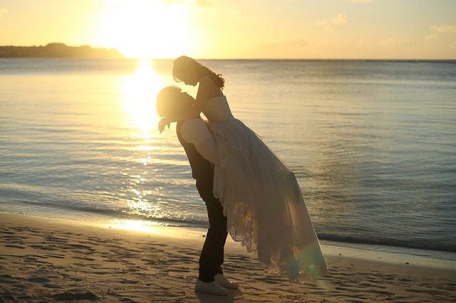 グアム挙式　～Wedding Report　12※サンセット撮影～
