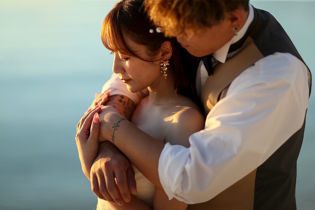 グアム挙式　～Wedding Report　12※サンセット撮影～