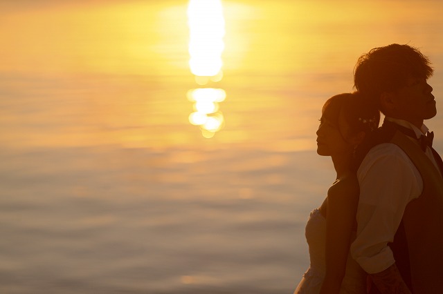 グアム挙式　～Wedding Report　12※サンセット撮影～