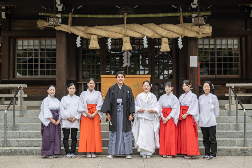 健軍神社での少人数挙式