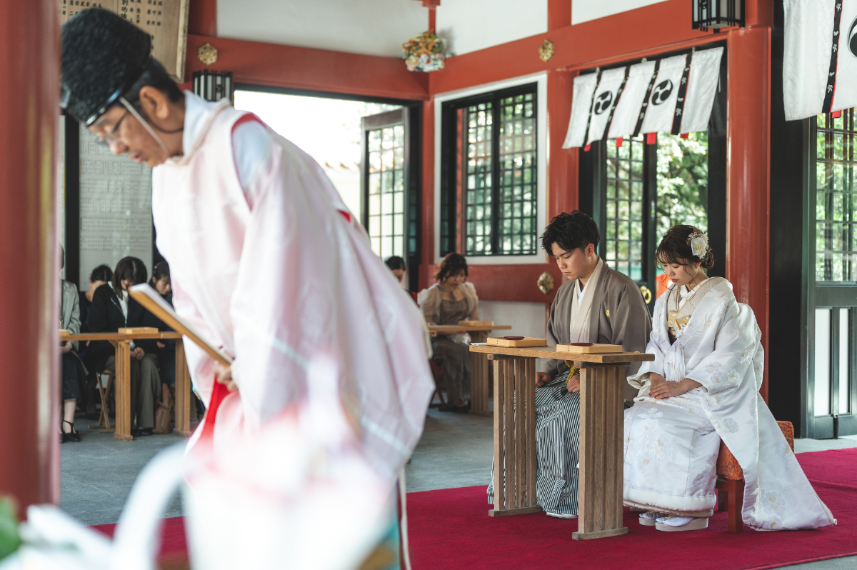 神社婚でも叶う！二人だけの特別な瞬間