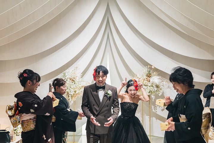 鬼は～外！福は～内！節分家族挙式?part2