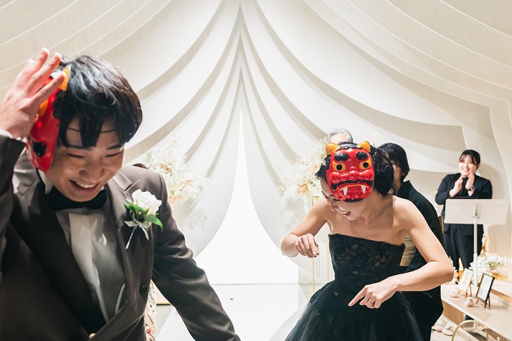 鬼は～外！福は～内！節分家族挙式?part2