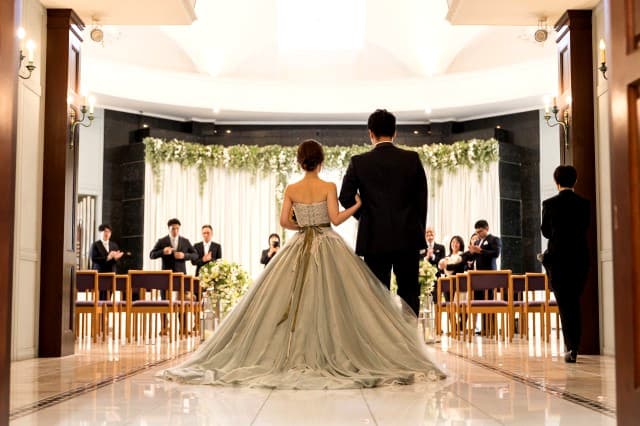 挙式の後のアフターセレモニー♪