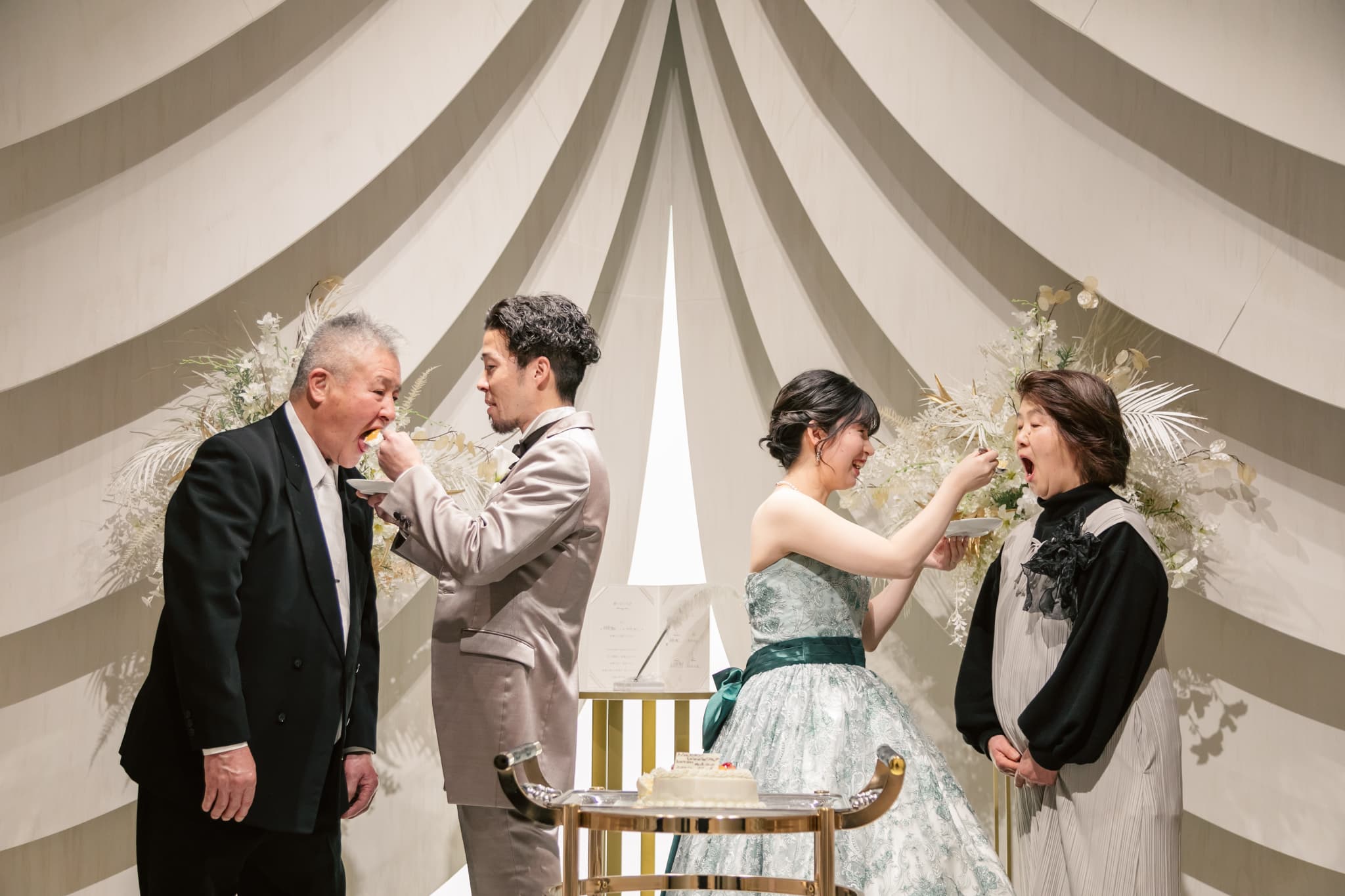 挙式の後のアフターセレモニー♪