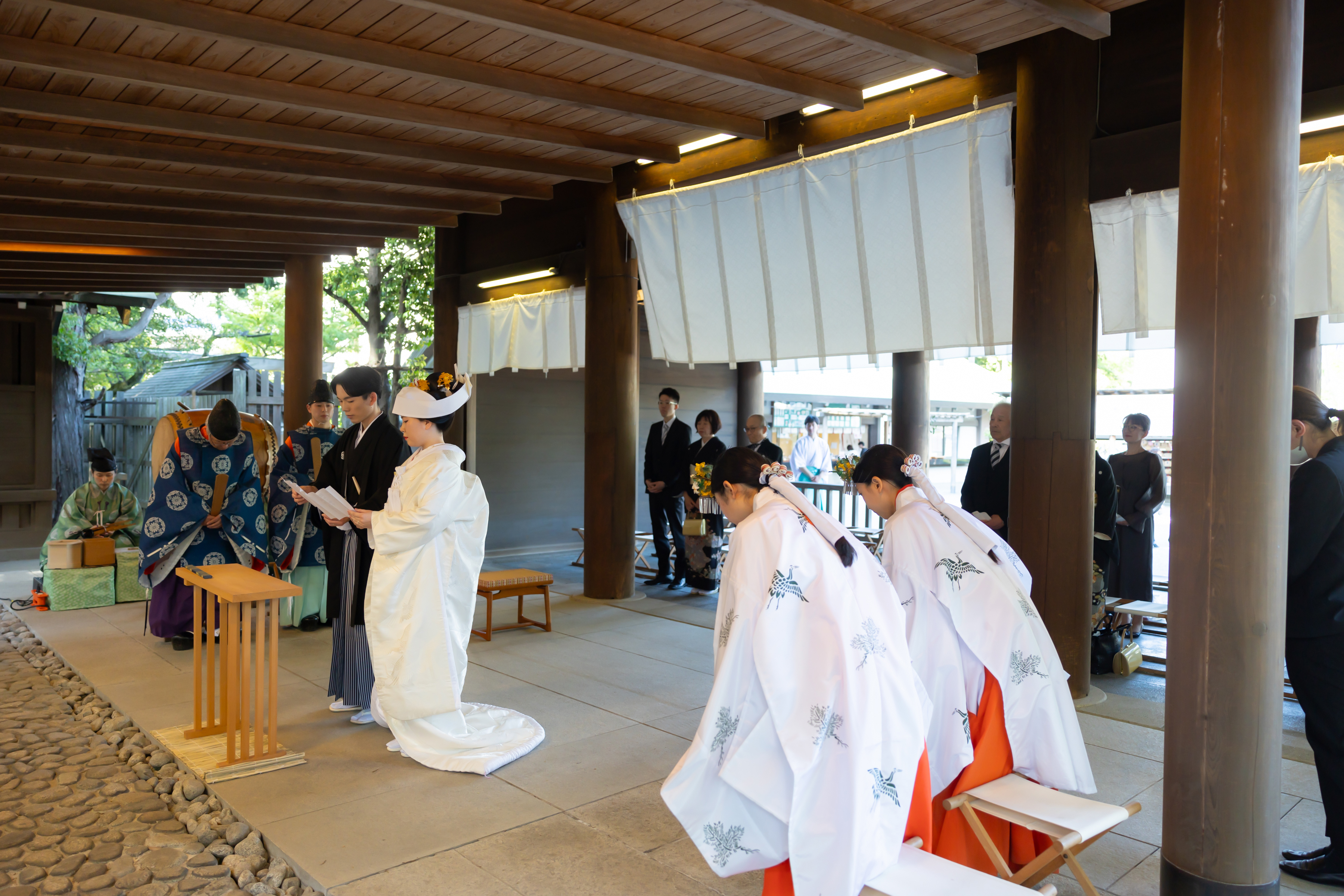 小さな結婚式横浜店～トレンドの和装婚！伊勢山皇大神宮での神前式～