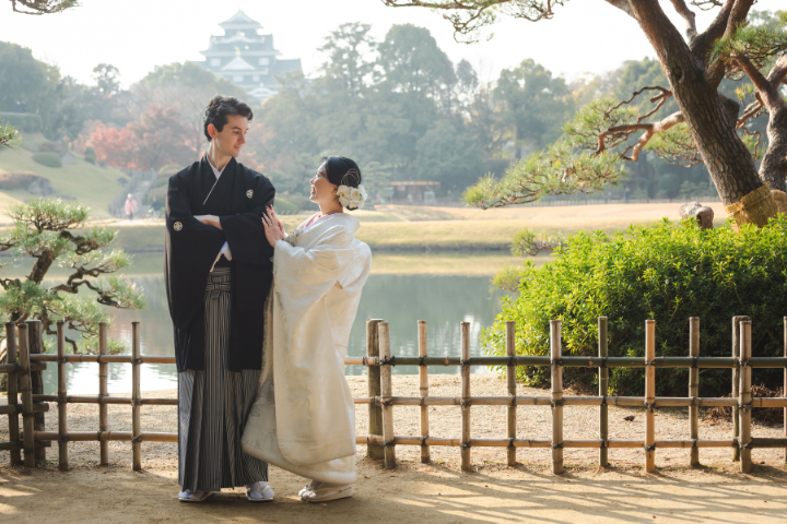 秋の後楽園挙式🍁