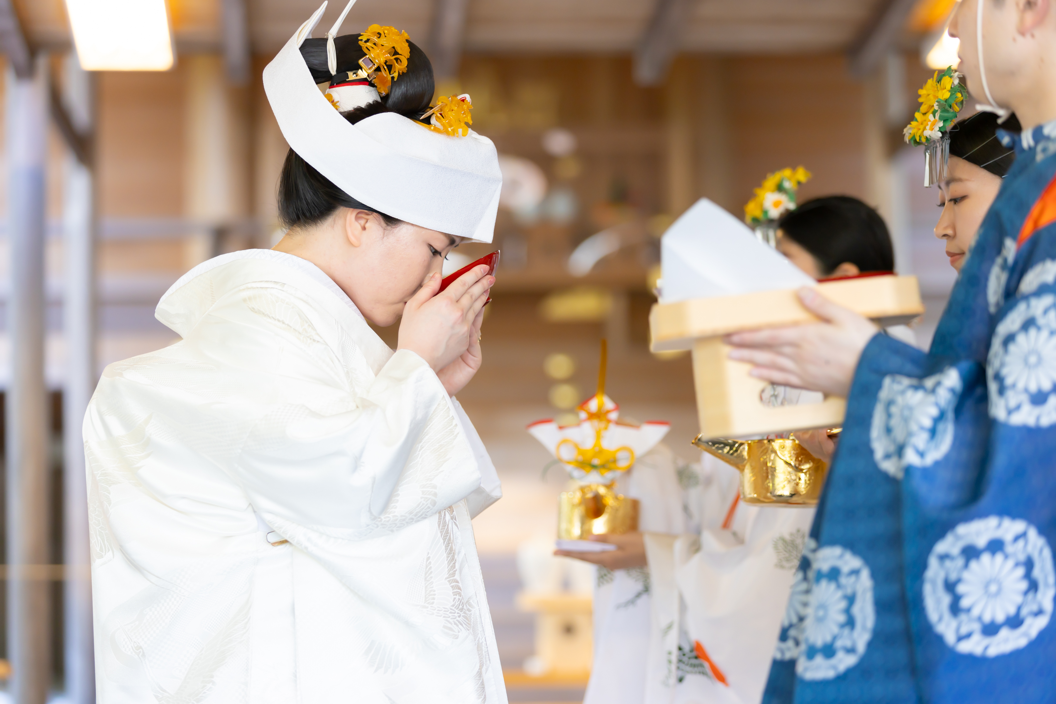 小さな結婚式横浜店～トレンドの和装婚！伊勢山皇大神宮での神前式～