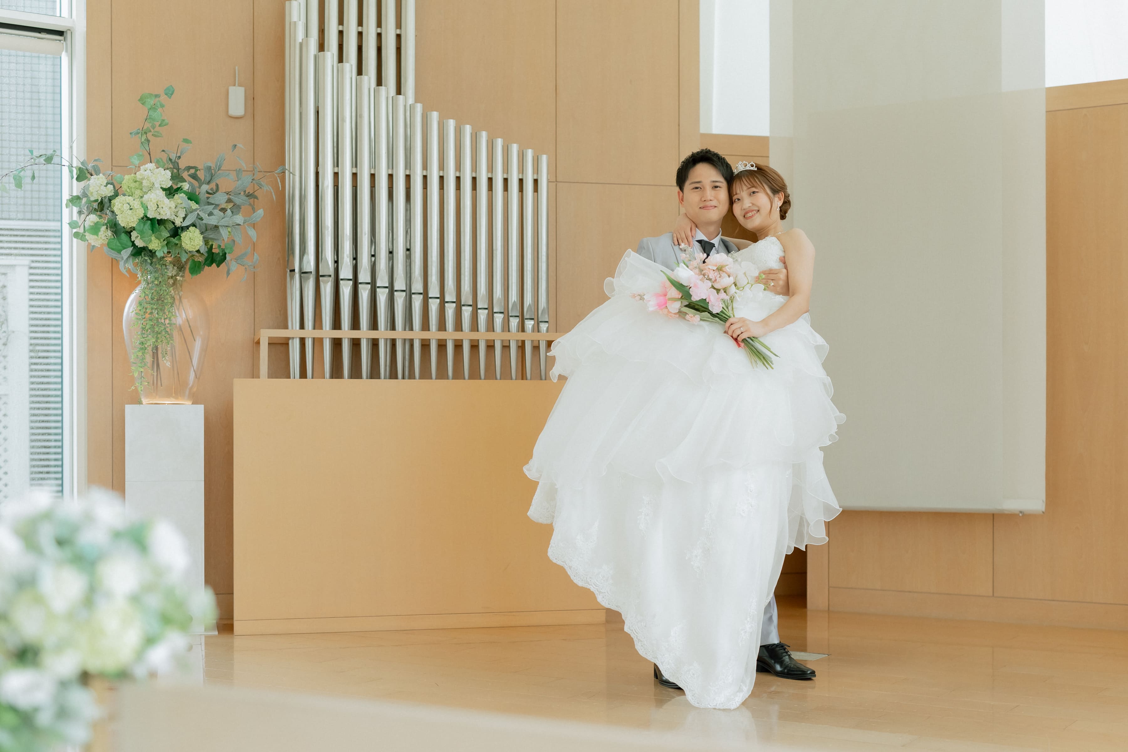 お二人きりの大切な時間♡ウェディングもカラードレスも♪