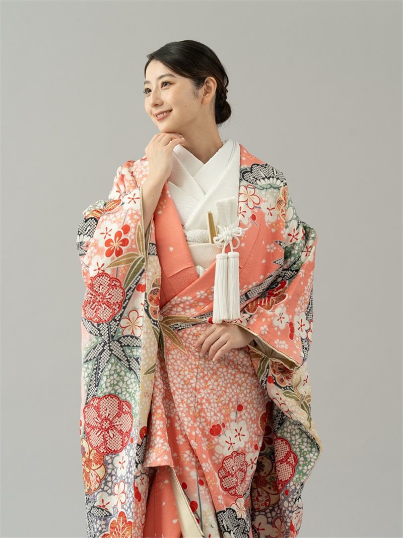 宮崎店和装紹介👘✨【UD-桜霞の舞(桃)/さくらがすみのまい もも 】