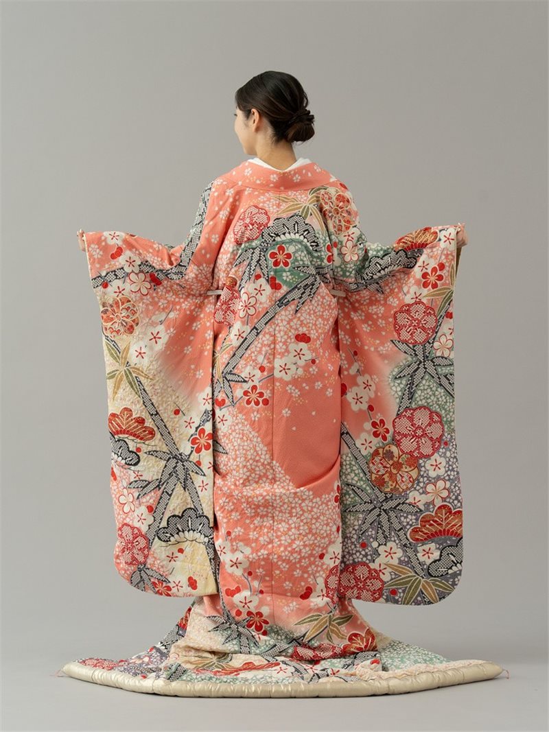 宮崎店和装紹介👘✨【UD-桜霞の舞(桃)/さくらがすみのまい もも 】