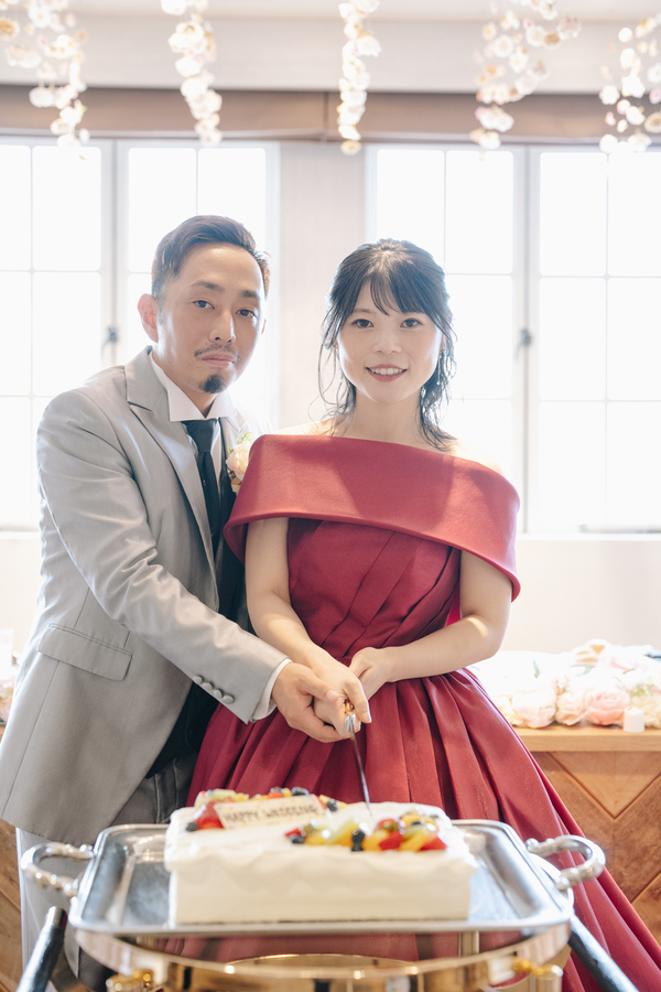 おふたりらしいウェディングケーキセレモニー