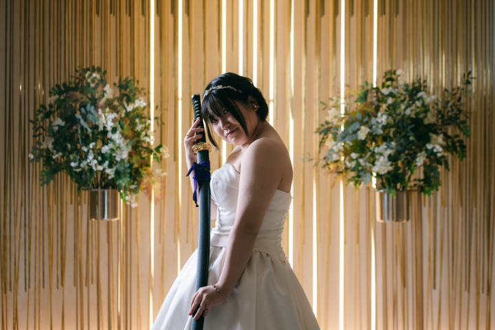 推しとのソロフォトウエディング