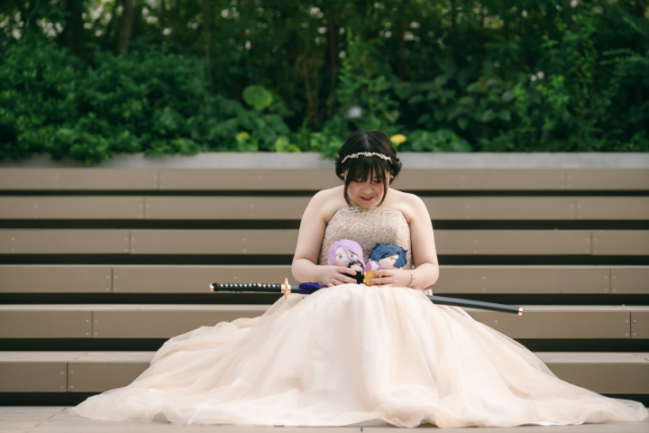 推しとのソロフォトウエディング