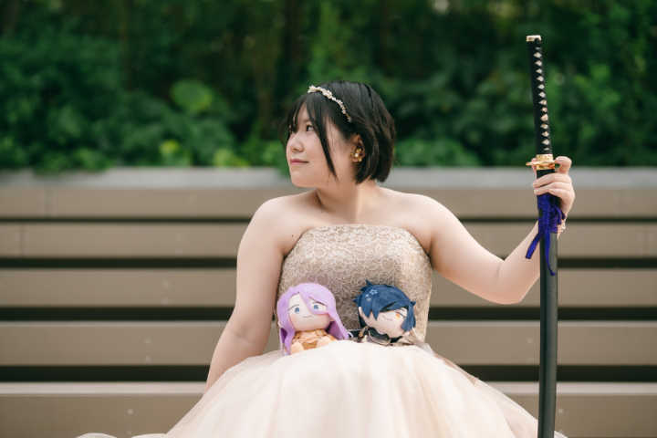 推しとのソロフォトウエディング