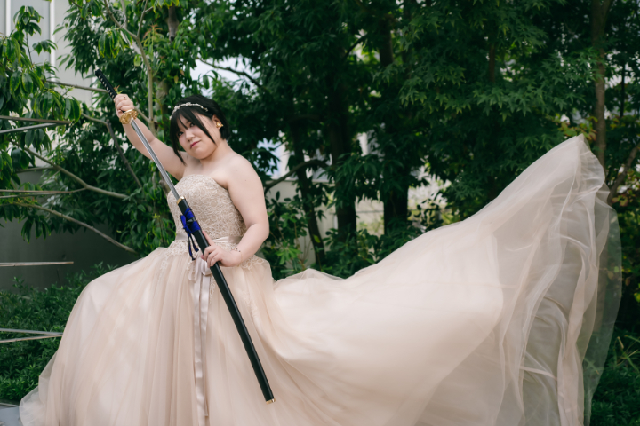 推しとのソロフォトウエディング