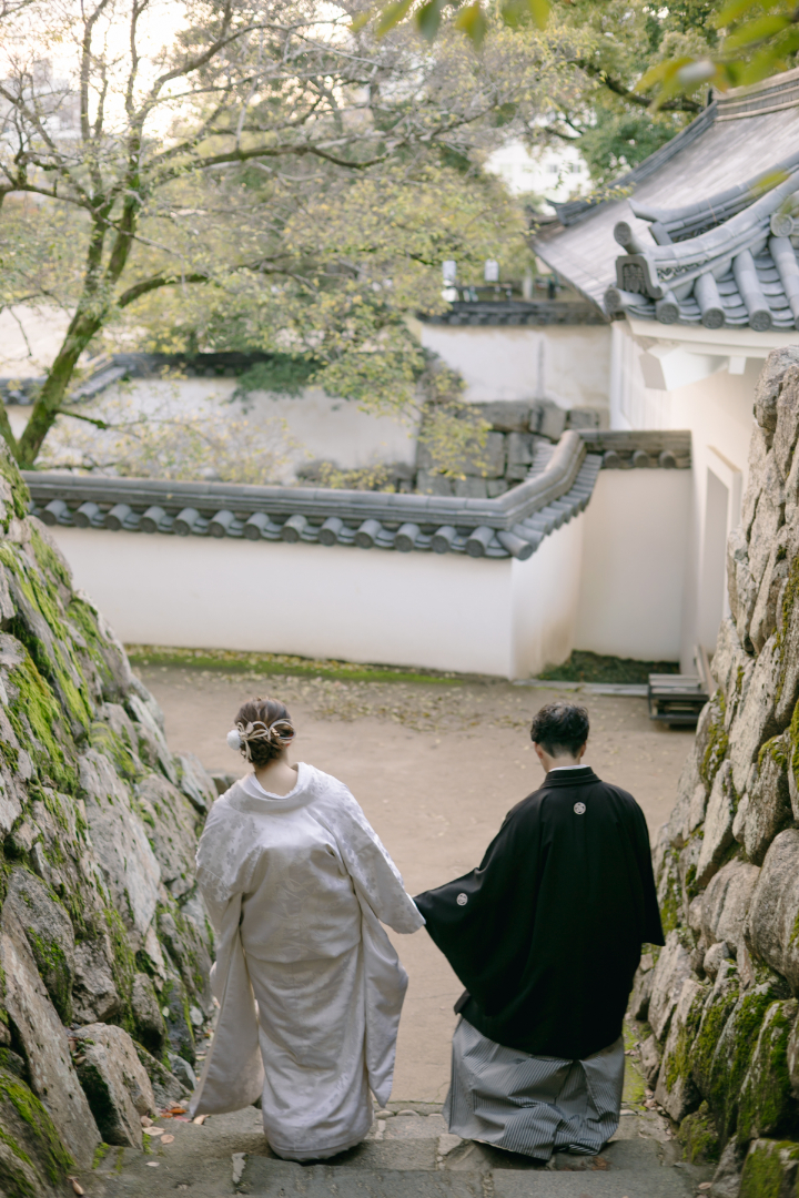 岡山チャペルと岡山城ロケーション🍑