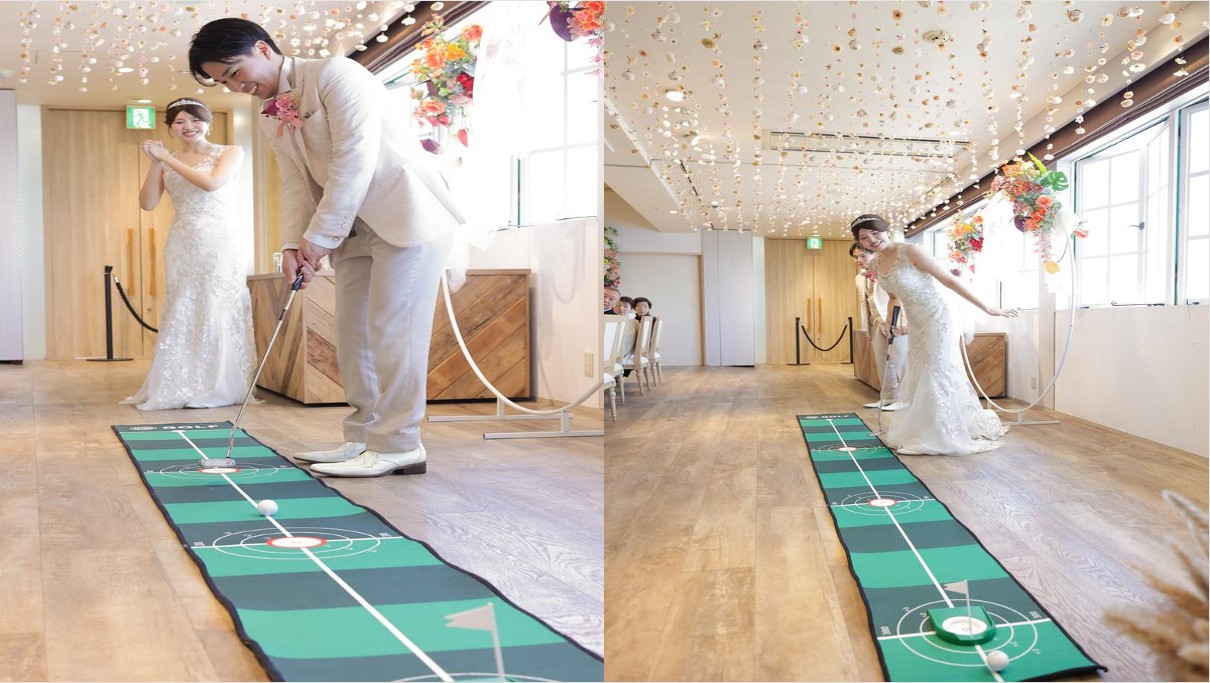 ゲスト参加型！笑顔あふれるゴルフパター対決⛳
