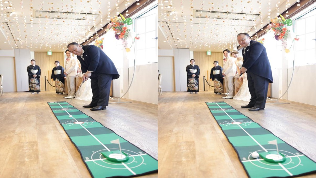 ゲスト参加型!笑顔あふれるゴルフパター対決⛳