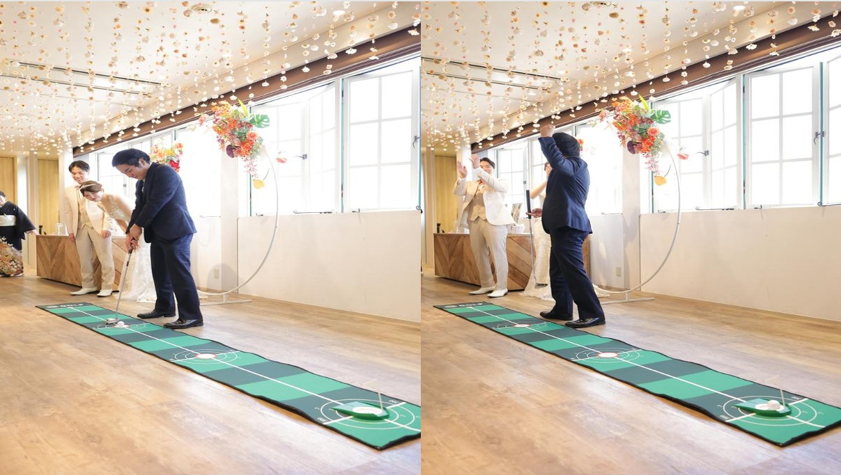 ゲスト参加型!笑顔あふれるゴルフパター対決⛳