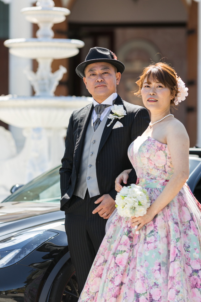 3分お着替え！オーバーカラードレス?