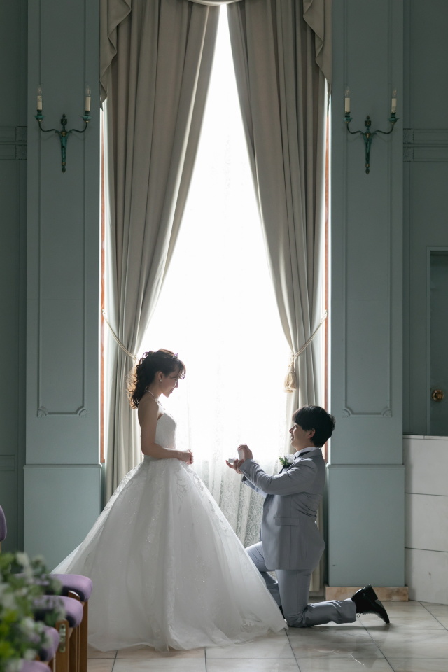 小さな結婚式松山店～前撮り洋装チャペル撮影～