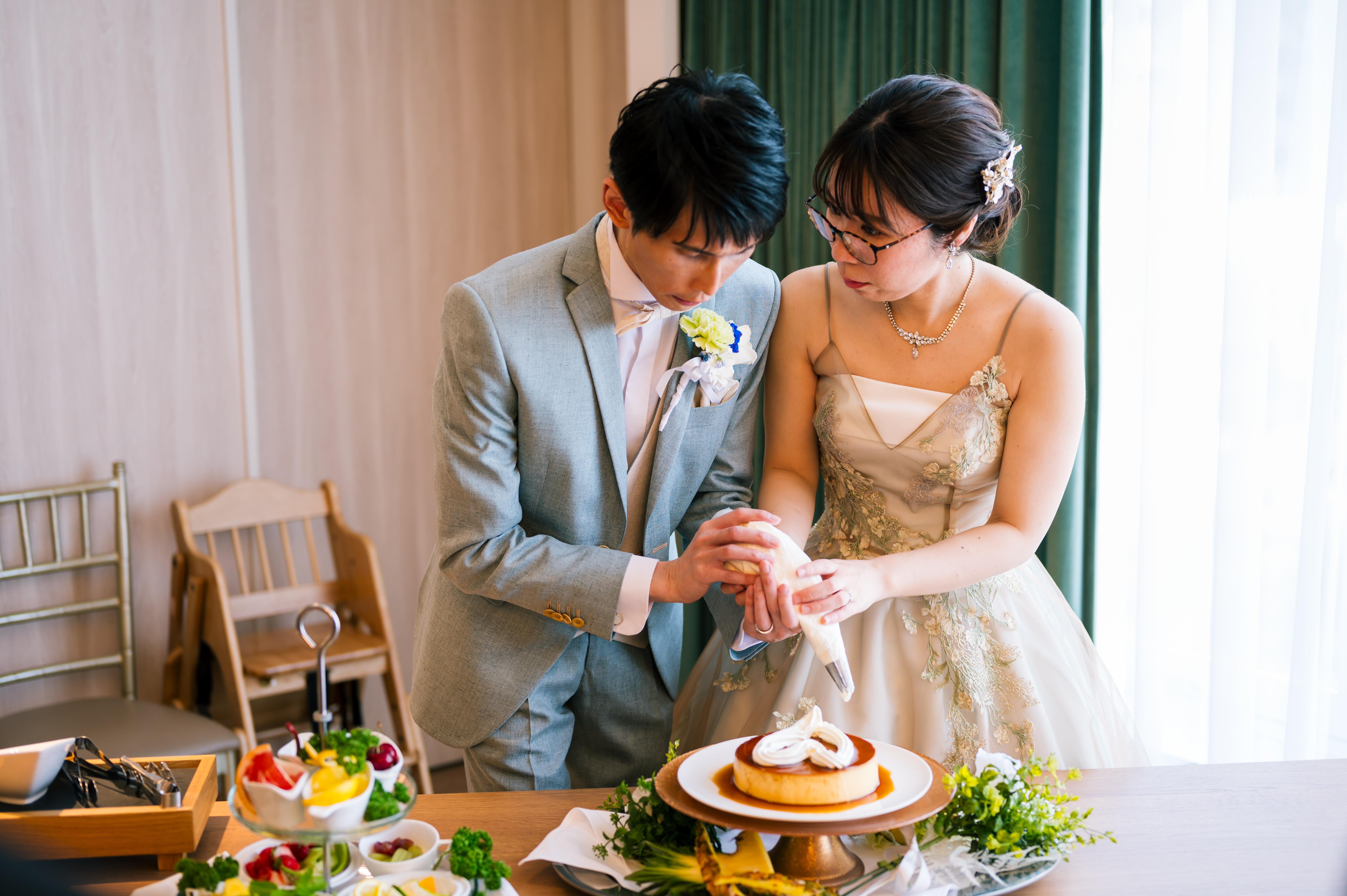 小さな結婚式横浜店～プリンデコレーション?～