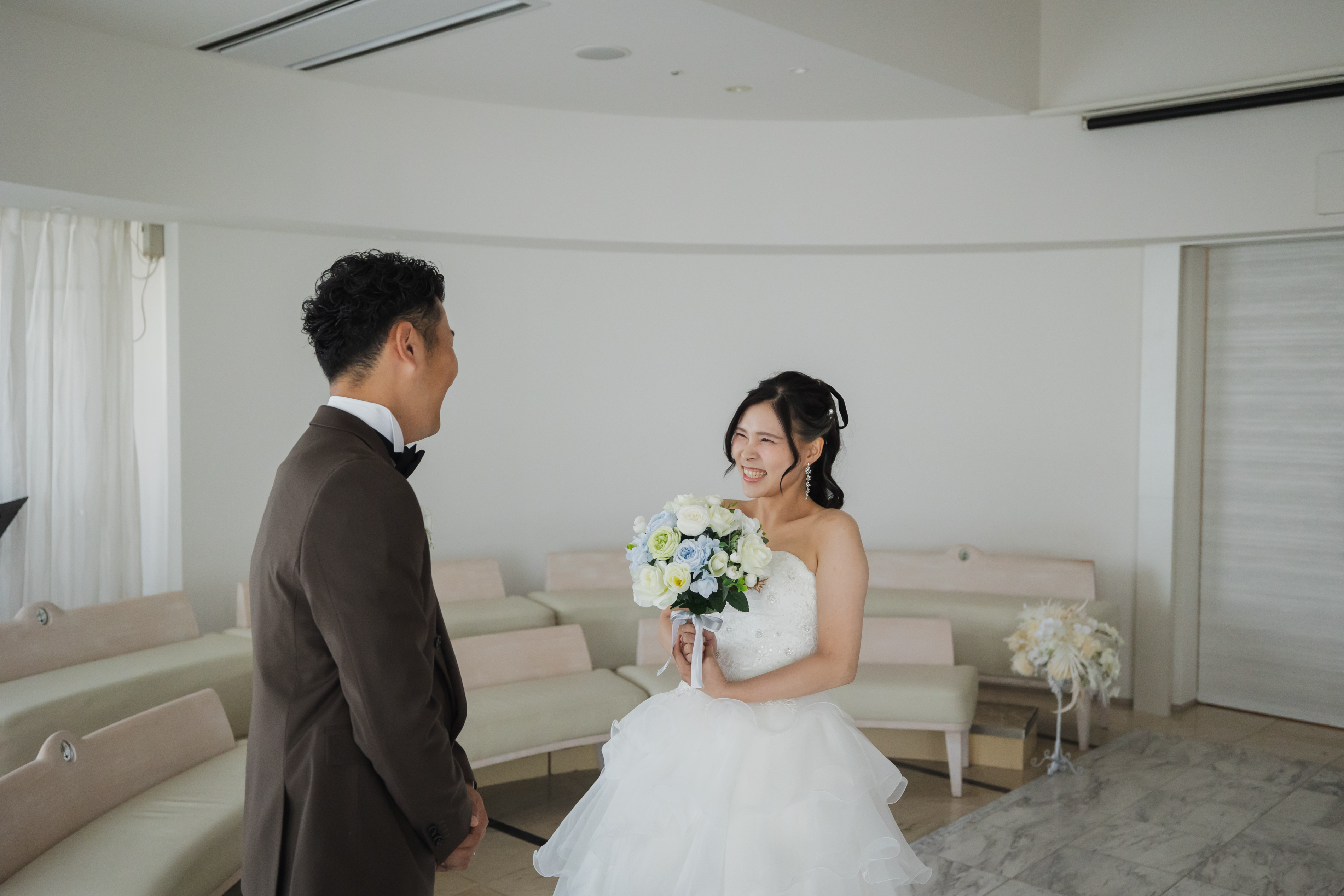 前撮りで挙式当日に撮れないお写真を。