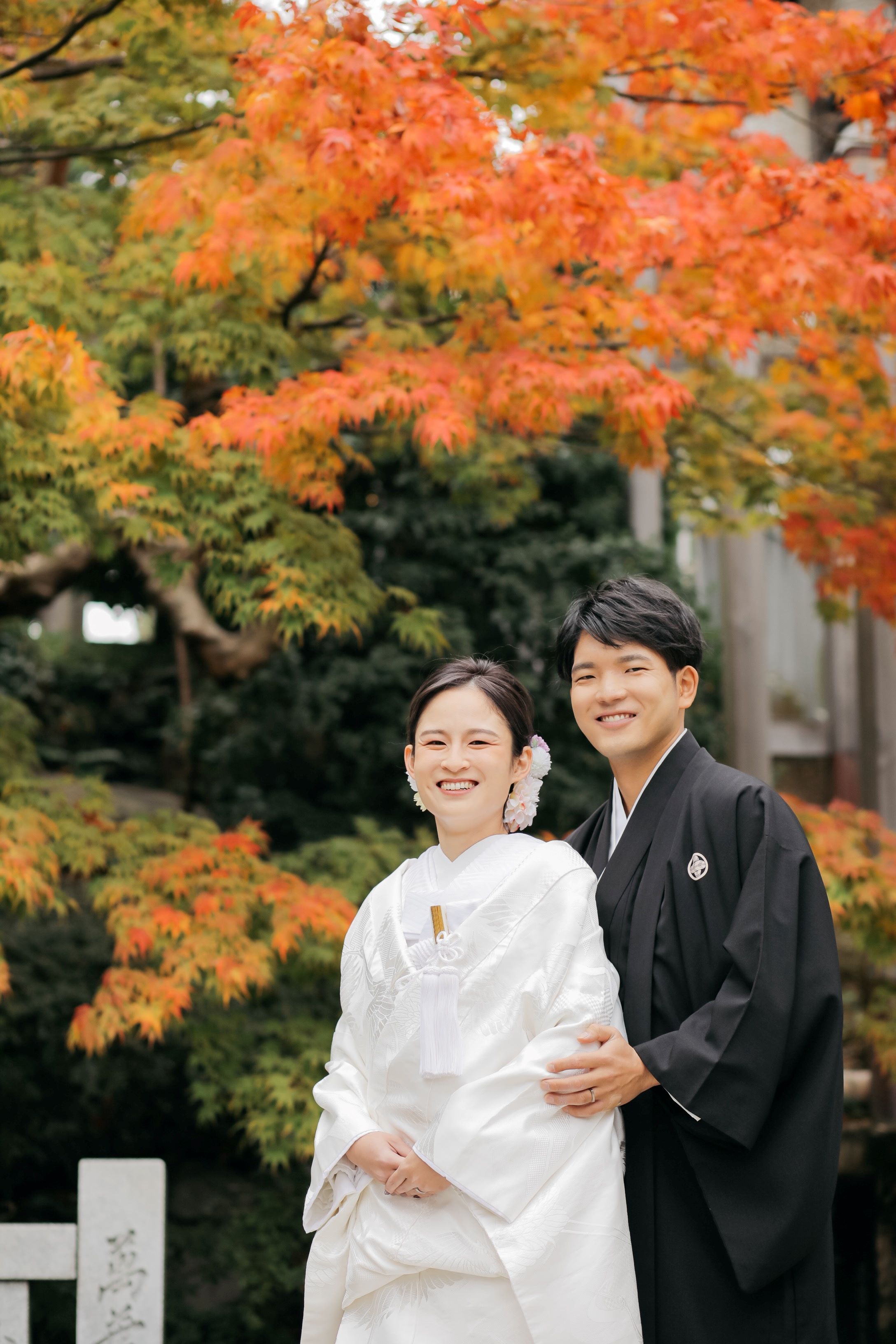 小さな結婚式横浜店～秋は紅葉?伊勢山皇太神宮で和装神前式～