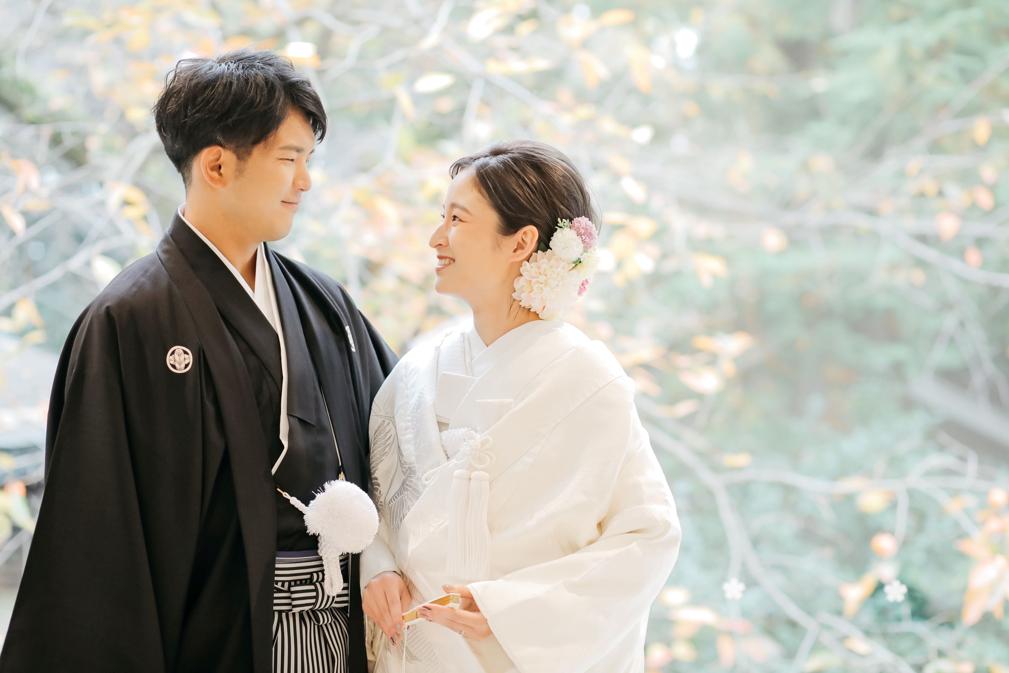 小さな結婚式横浜店～秋は紅葉?伊勢山皇太神宮で和装神前式～