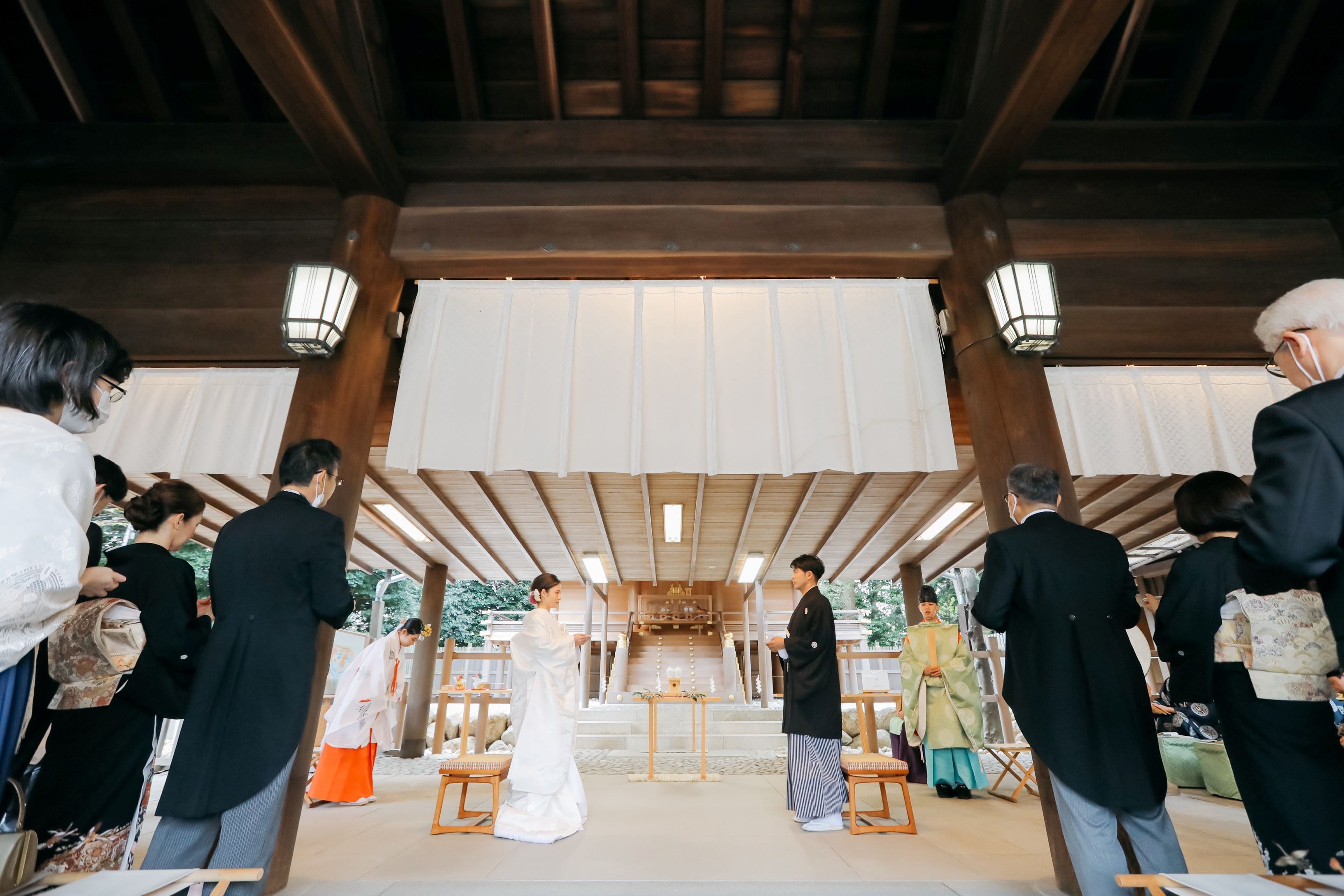 小さな結婚式横浜店～秋は紅葉?伊勢山皇太神宮で和装神前式～