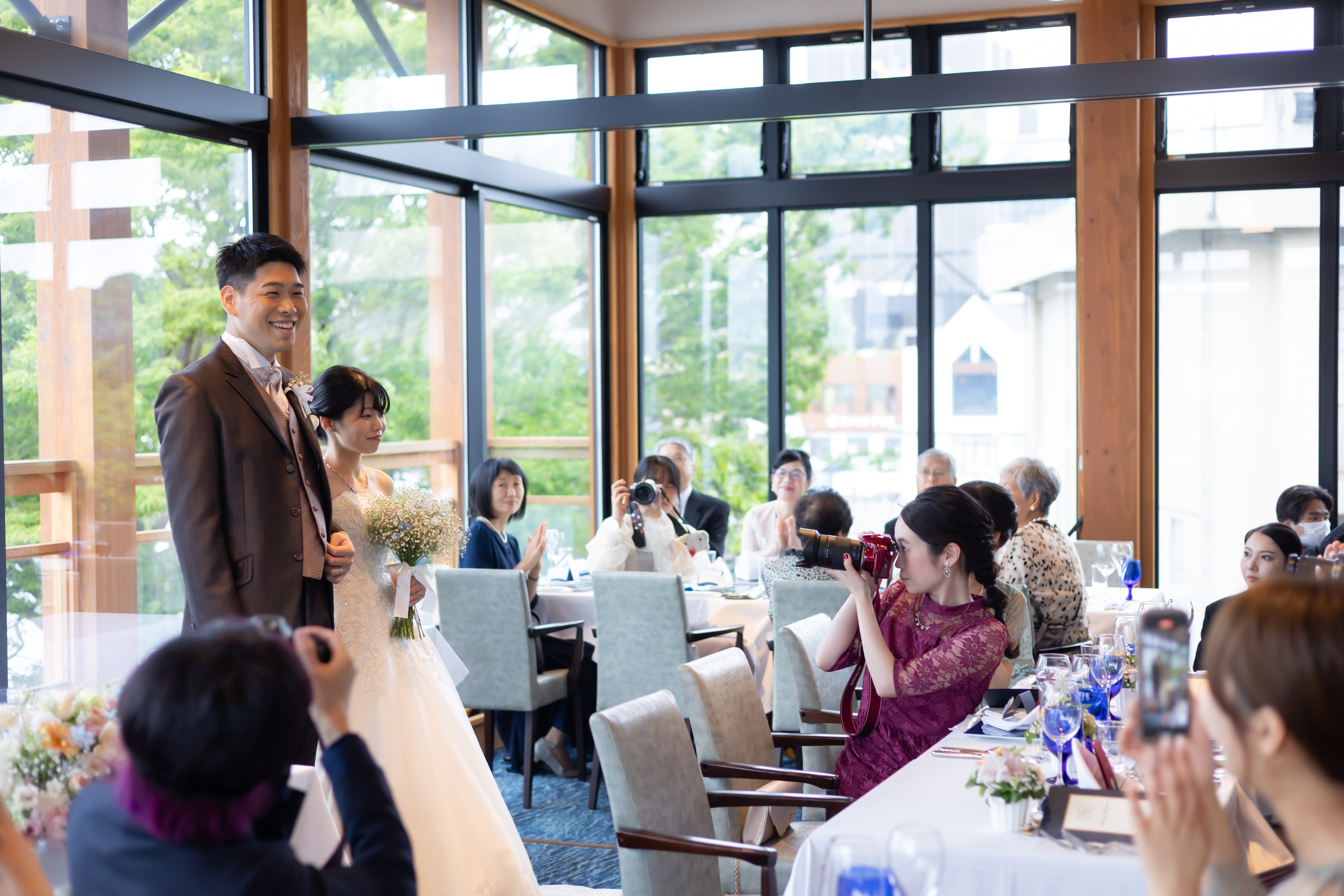 小さな結婚式横浜店～横須賀での船上挙式【アマルフィイレストランでのお食事】～