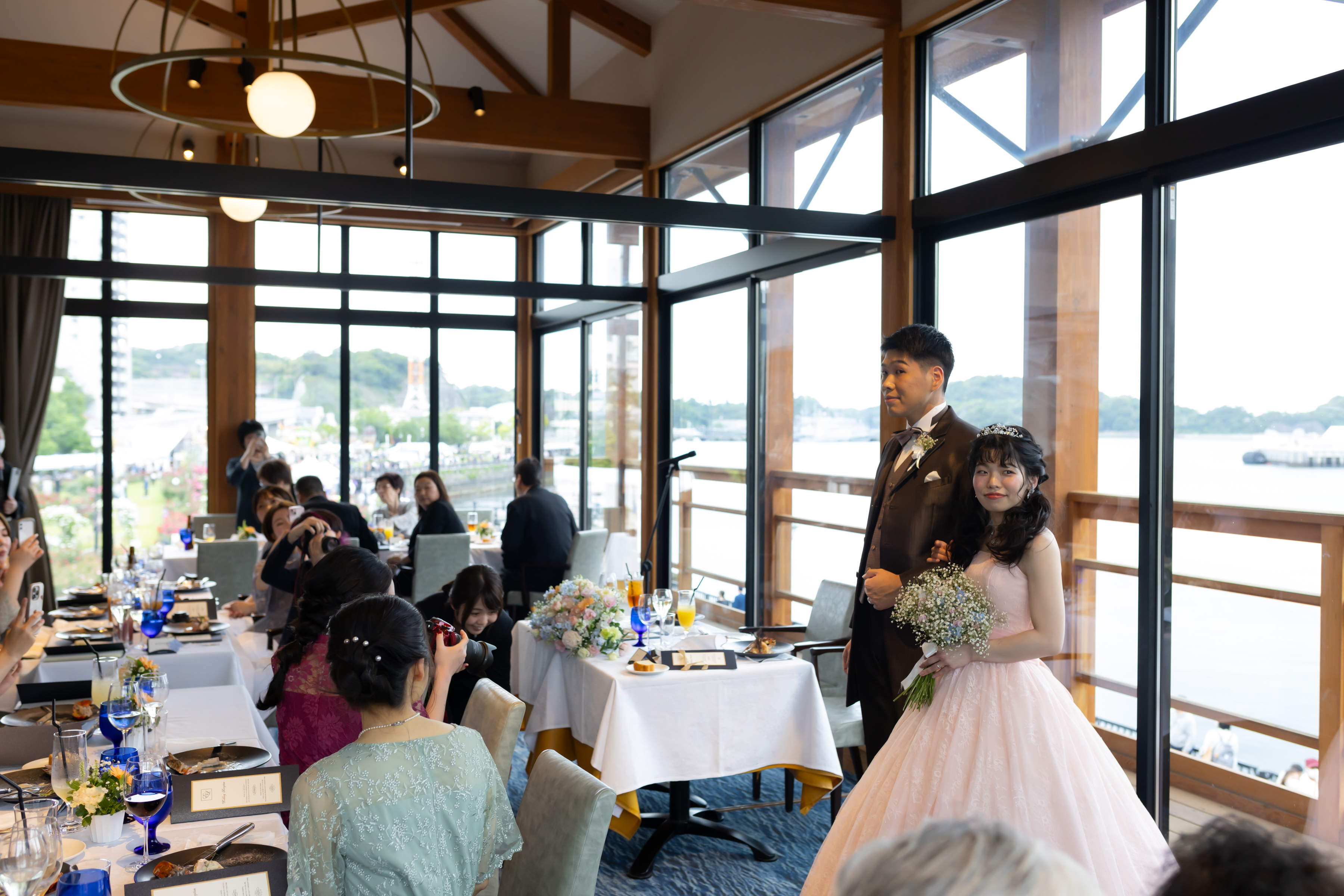 小さな結婚式横浜店～横須賀での船上挙式【アマルフィイレストランでのお食事】～