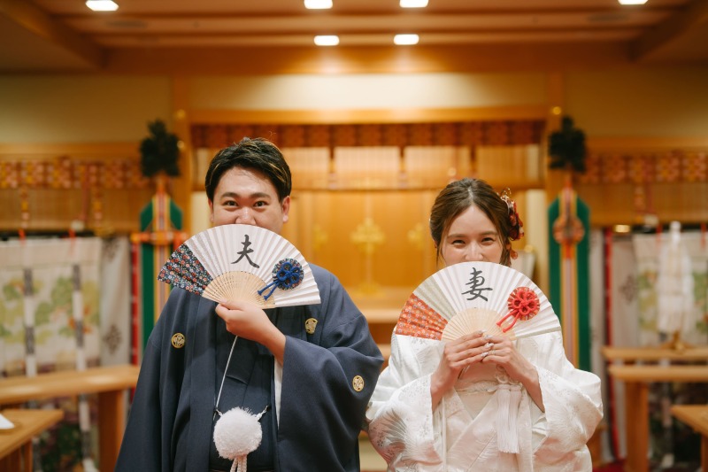 大人気の和装前撮り★本格的な神殿＆スタジオ撮影！