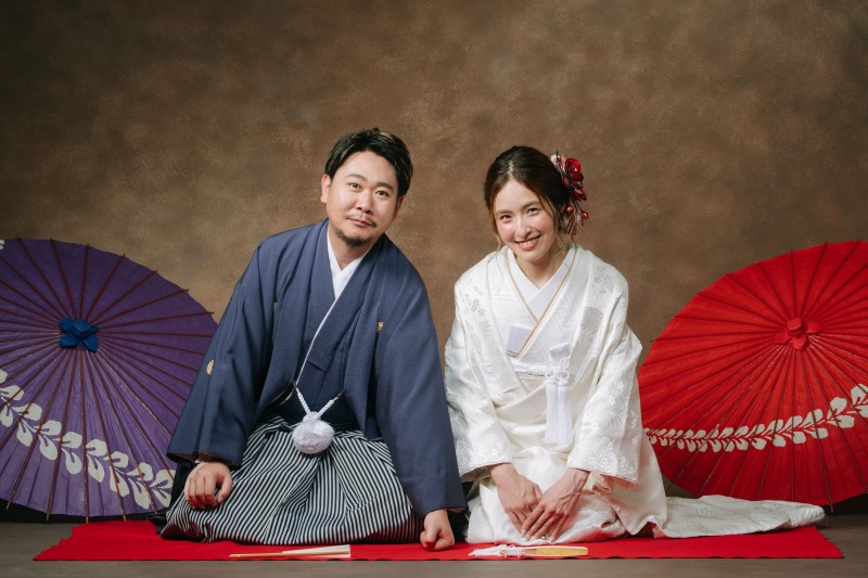 大人気の和装前撮り★本格的な神殿＆スタジオ撮影！