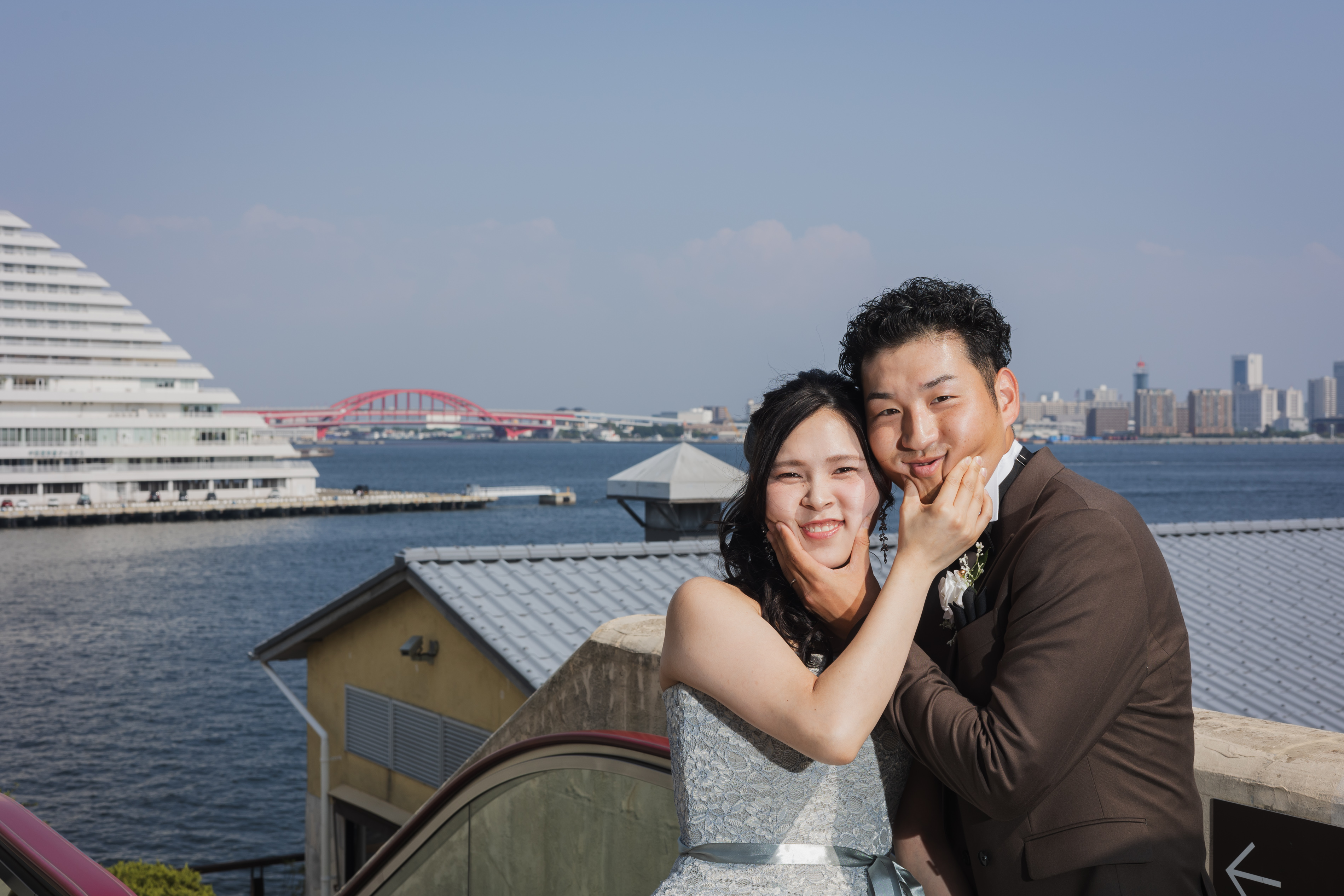 前撮りで挙式当日に撮れないお写真を。