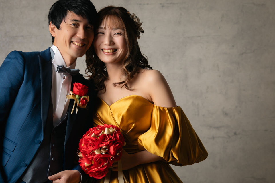 小さな結婚式松山店～洋装スタジオ撮影～