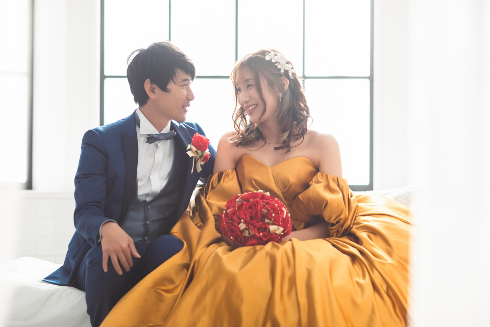 小さな結婚式松山店～洋装スタジオ撮影～