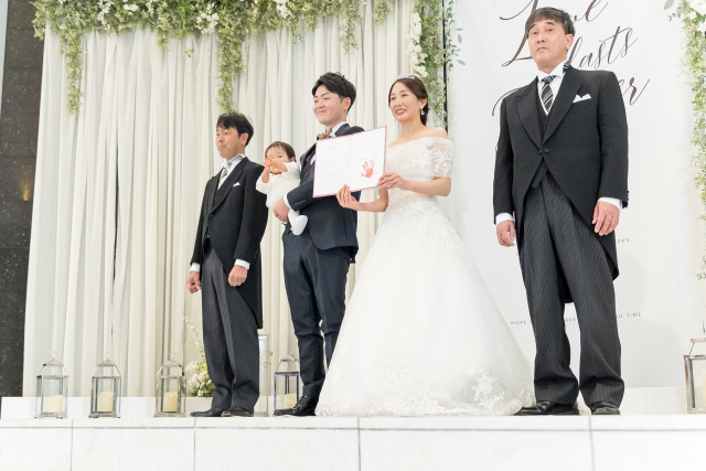 小さな結婚式松山店?～お子様とご一緒に④～